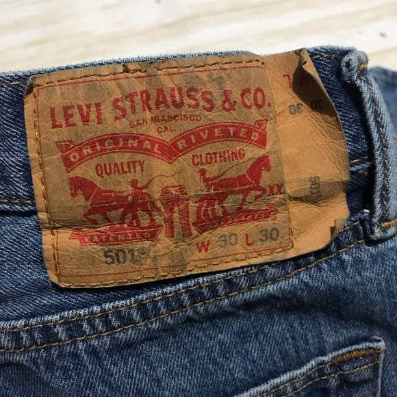 Levi’s 501 XX Button Fly Medium Wash Rigid Denim Men’s Jeans Size 30x30 - Picture 3 of 5